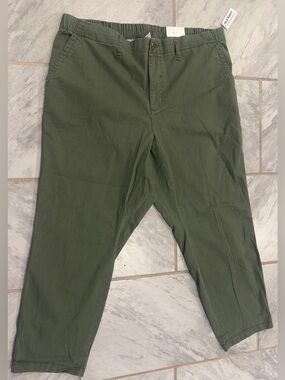 NWT Old Navy Womens Green Plus Size Pants Size 2X (38Wx29L)